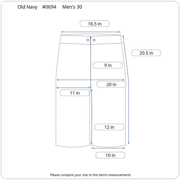 Men’s Plaid Shorts Red White & Blue 90s Americana Long Relaxed Fit | Old Navy 30 - Picture 12 of 12